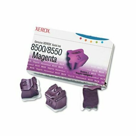 XEROX Solid Ink, F/ Phaser8500/8550,3000 Page Yield, Magenta, 3PK 108R00670